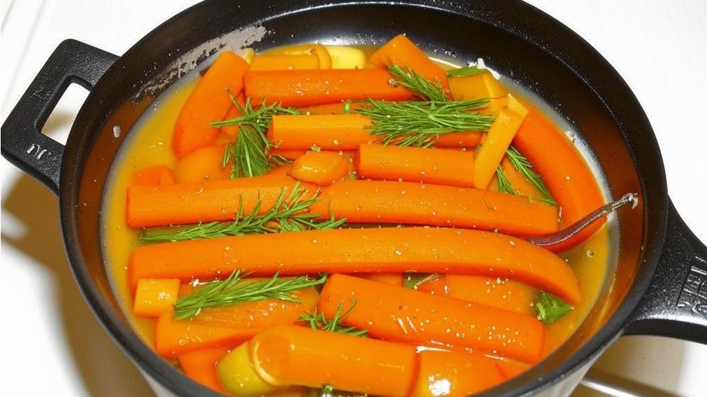 Морковь маринованная 