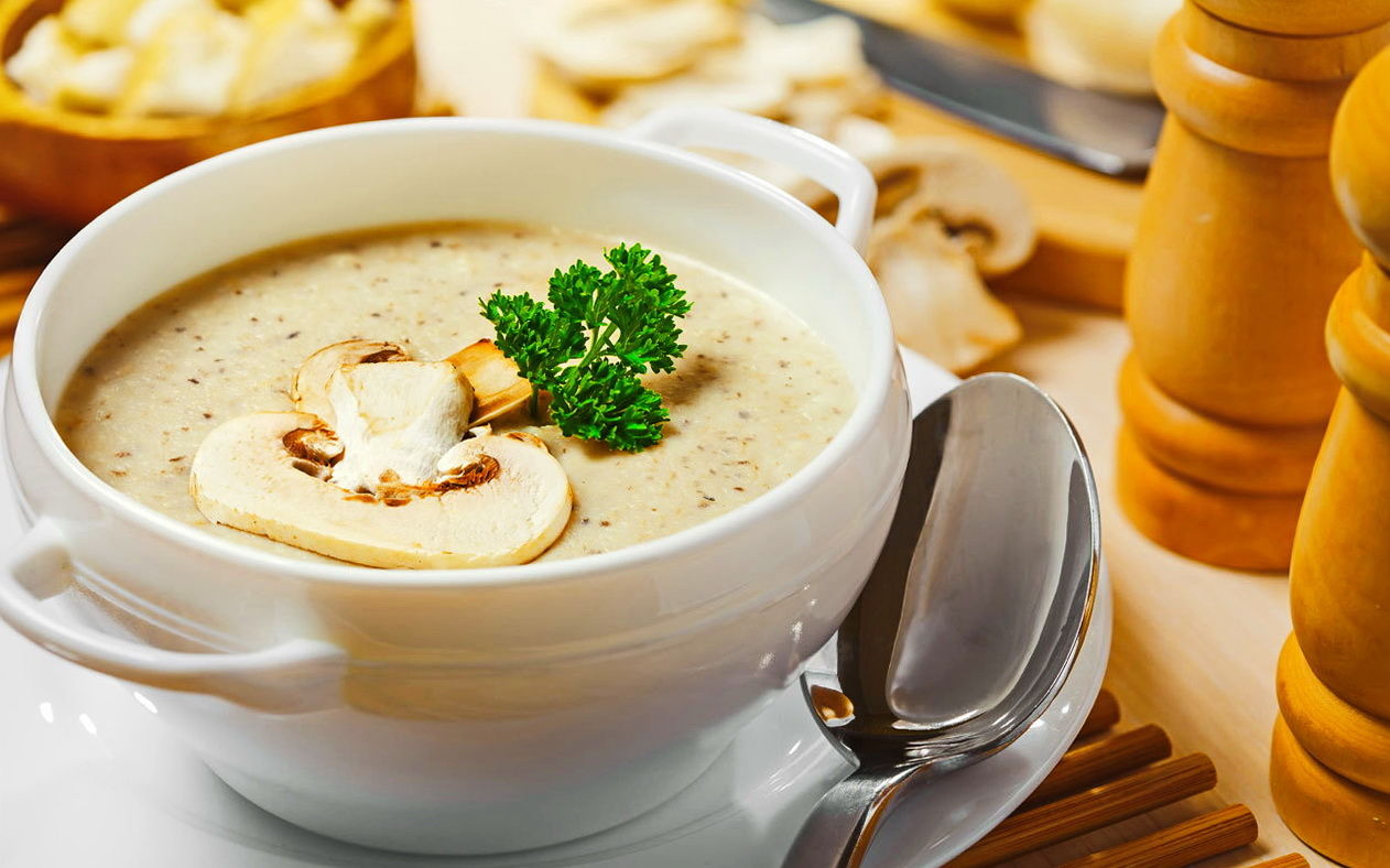 Грибной суп-пюре с плавленым сыром рецепт – Европейская кухня: Супы. «Еда»