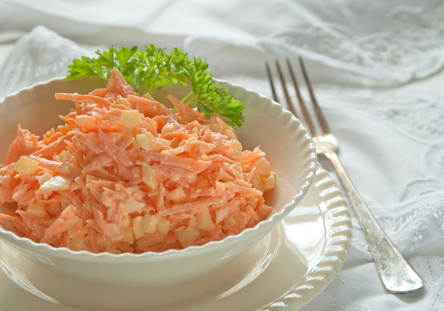 Салат со свежей морковью – пошаговый рецепт приготовления с фото