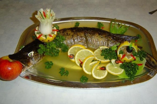 Рецепт: Заливная рыба