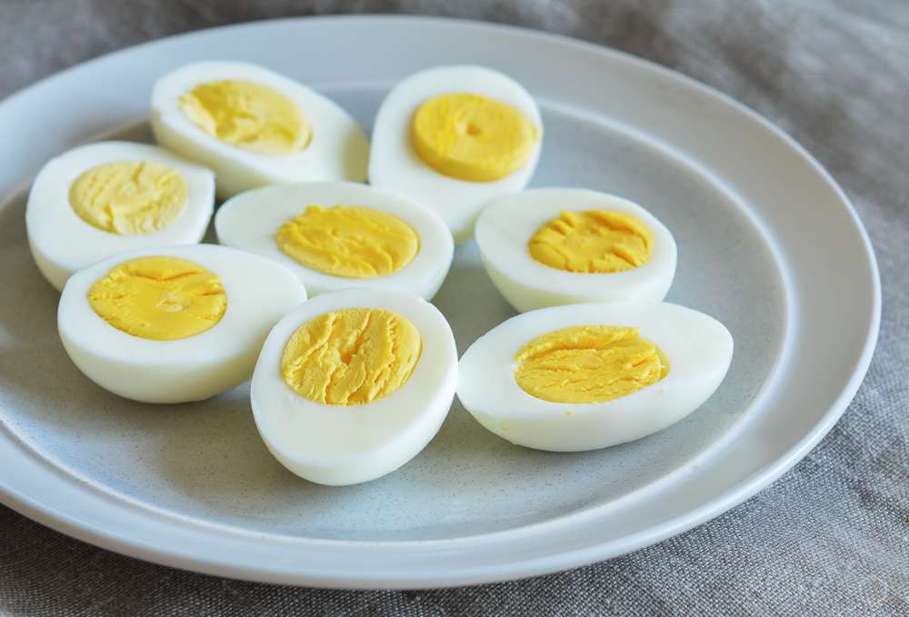Яйца вареные