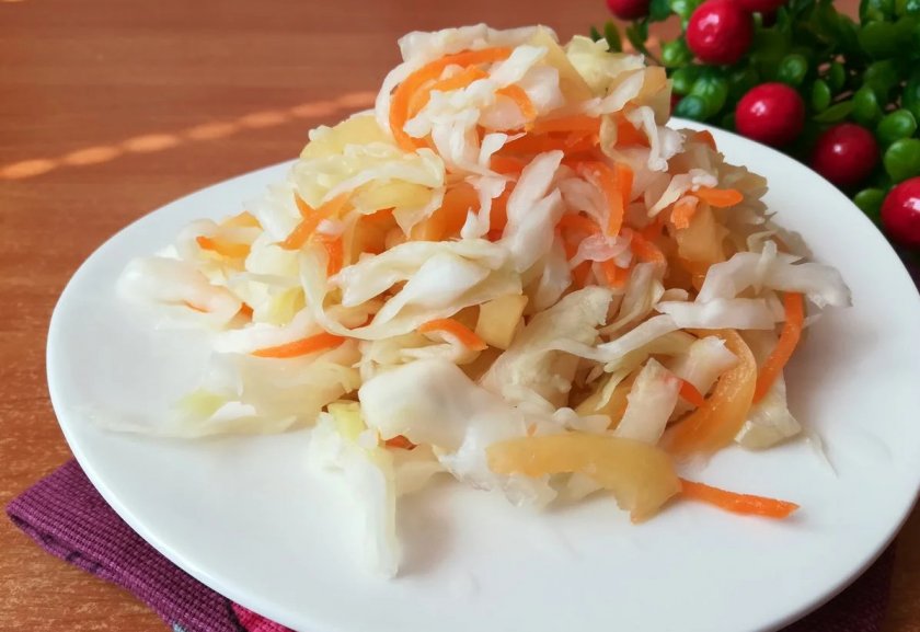 Чап-ча (салат из капусты) — рецепт с фото пошагово