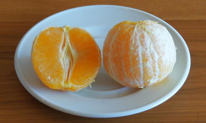 Апельсин очищенный