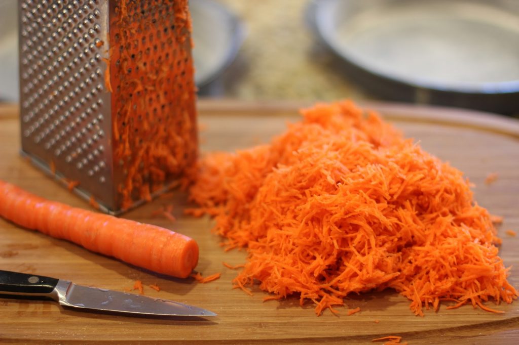 Морковь очищенная натертая