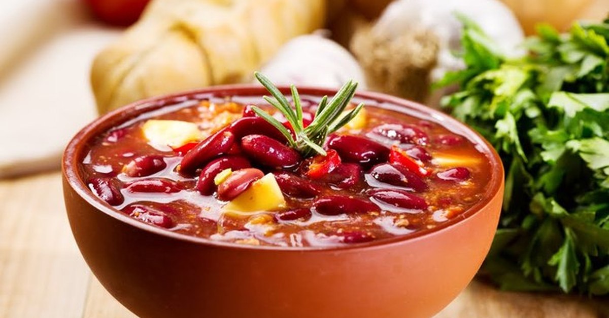 Суп из красной фасоли с мясом — рецепт с фото пошагово