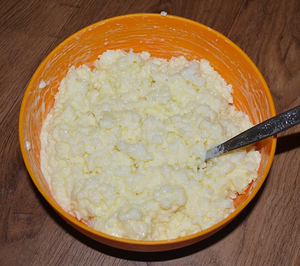 Фарш рисовый с яйцом