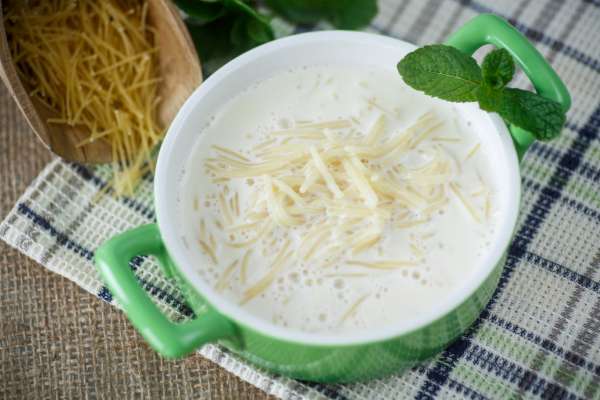 Калорийность и пищевая ценность Суп молочный с макаронными изделиями