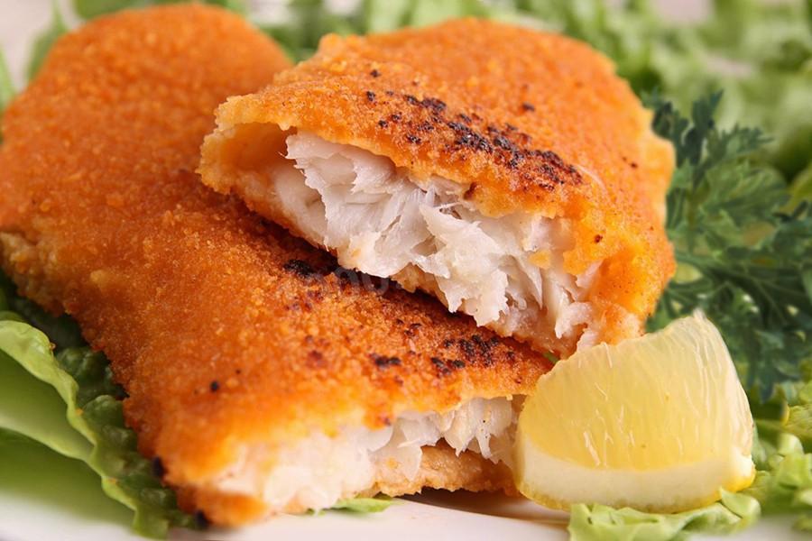 Рецепт: Жареная рыба в сырной корочке