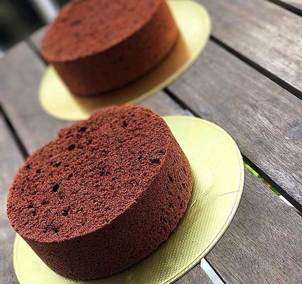Бисквит шоколадный из смеси «Double choc cake mix»