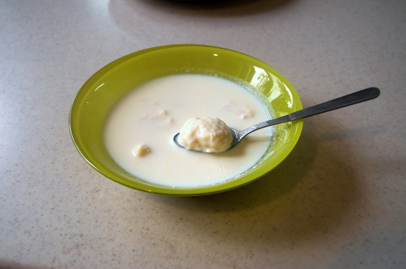 Суп молочный с картофельными клецками