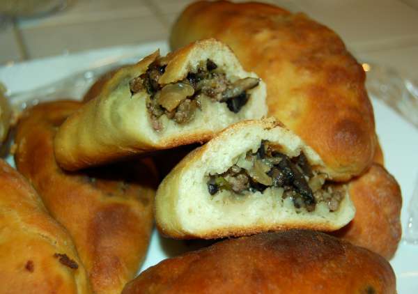 Пирожки со сморчками (по-узбекски)