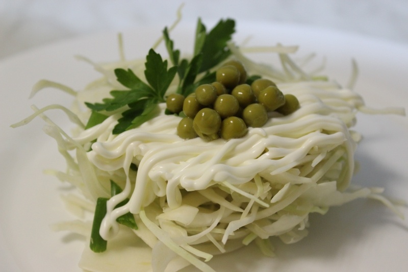 Салат "Бело-зеленый"
