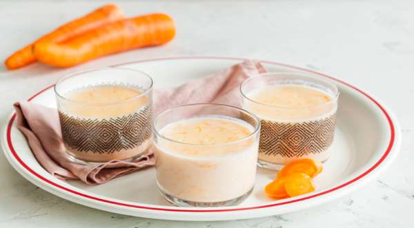 Буркану киселис ар пиену (кисель морковный с молоком — латвийское национальное блюдо)