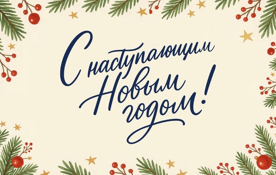 С наступающим Новым годом!