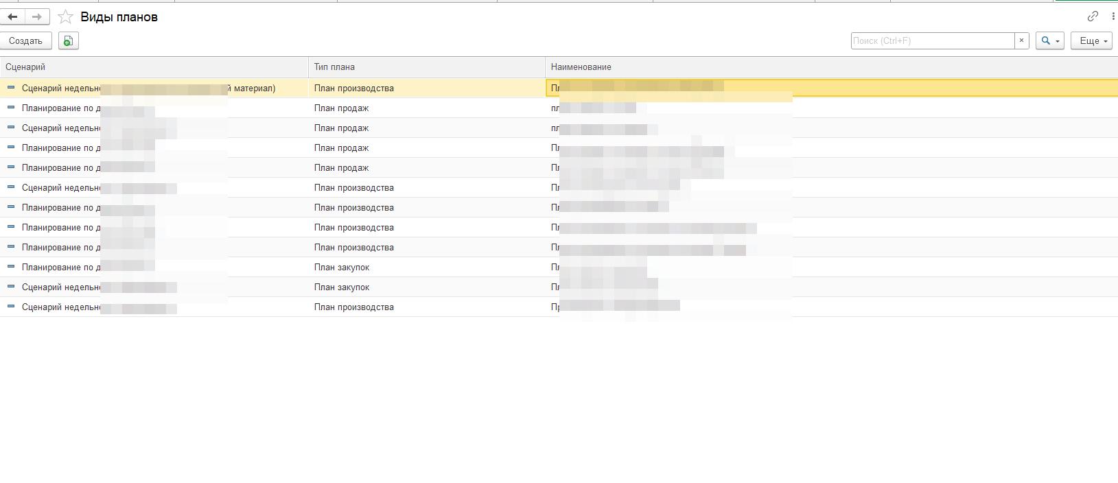 Настройка подсистемы планирования.